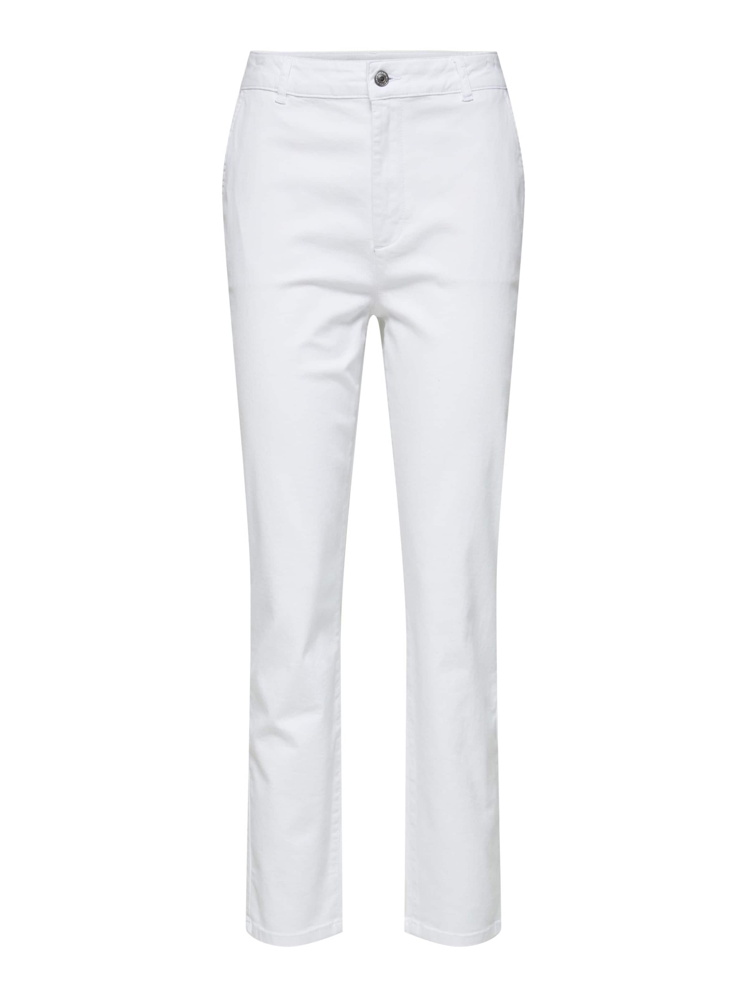 SELECTED Normální Chino kalhoty 'Marina' – bílá: přední strana