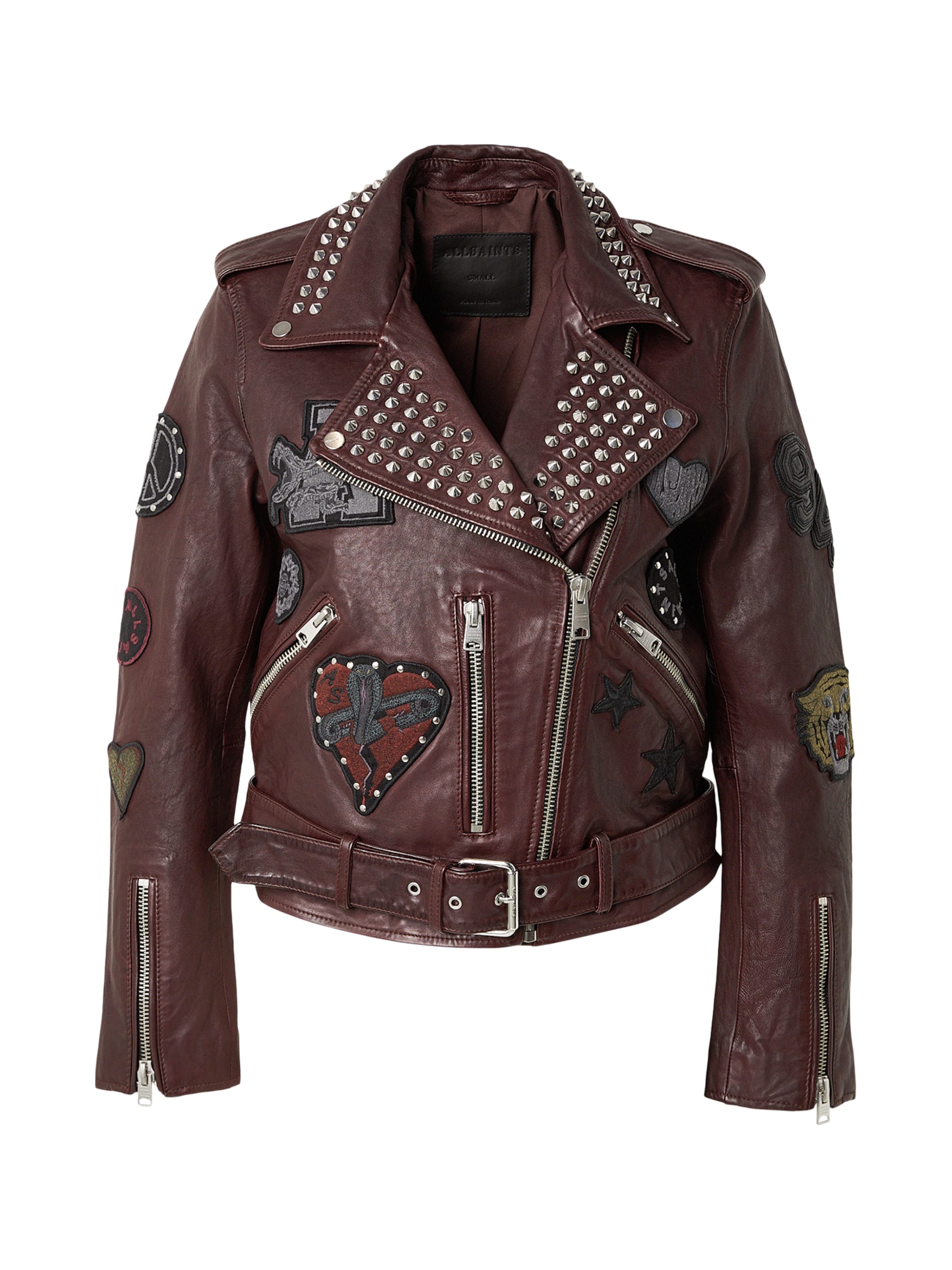 sarkans AllSaints Starpsezonu jaka: no priekšpuses