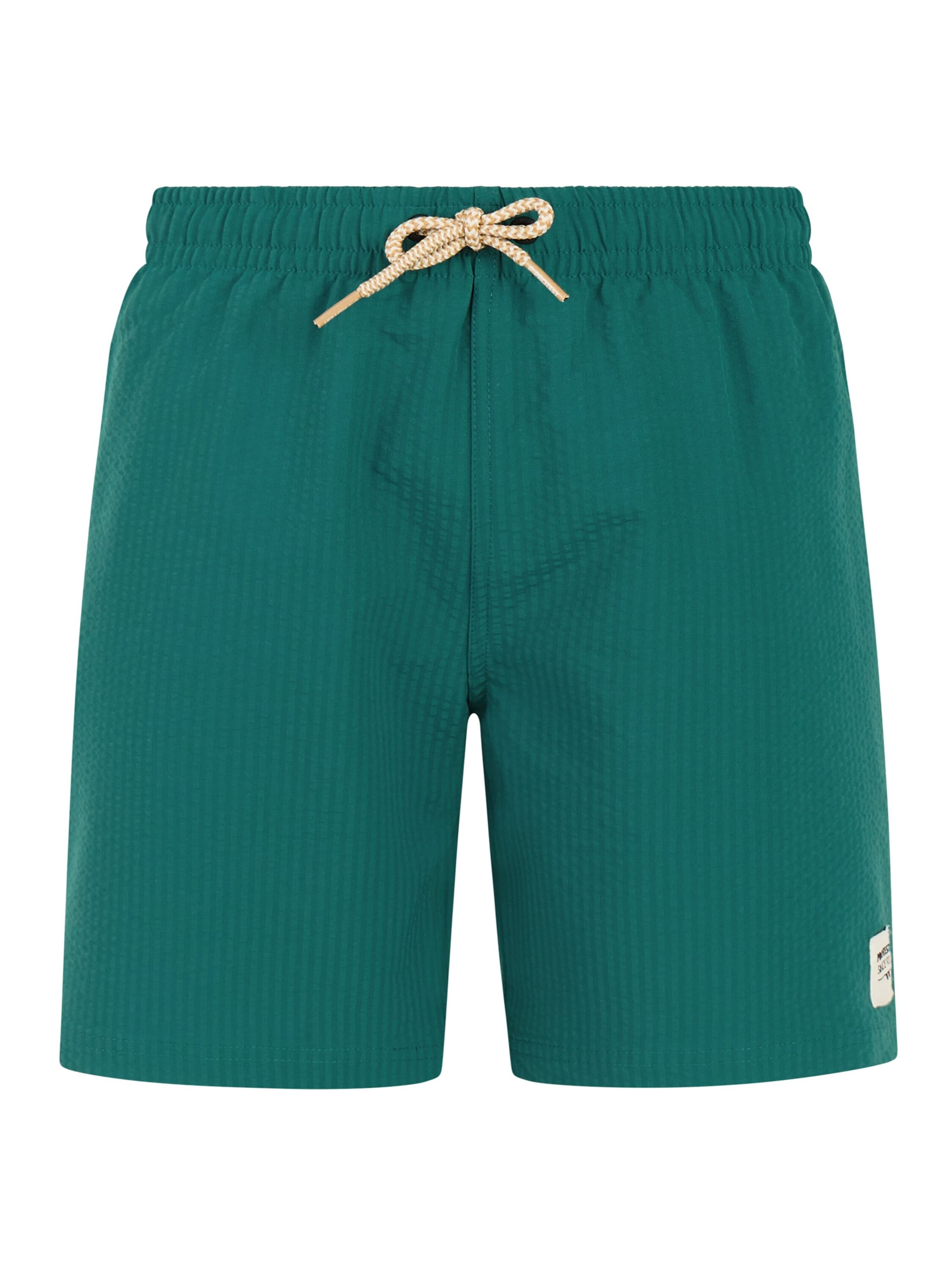 PROTEST Swimming shorts 'PRTYate JR' in Green: front