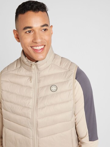 Gilet 'JJESprint' di JACK & JONES in beige