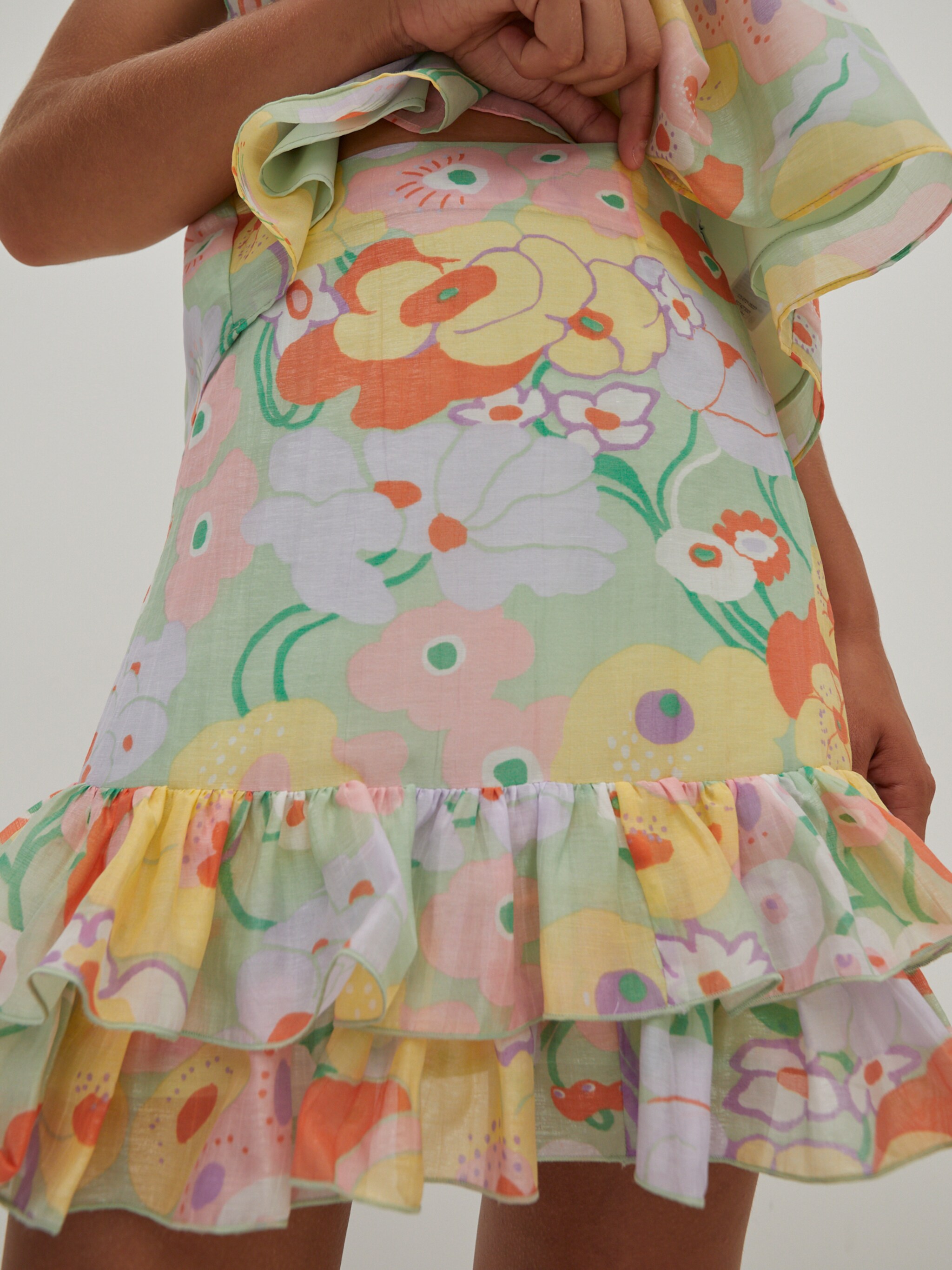 EDITED Produits Jupe 'Maliah' mélange de couleurs
