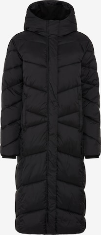 POLARINO Wintermantel in Schwarz: Vorderseite