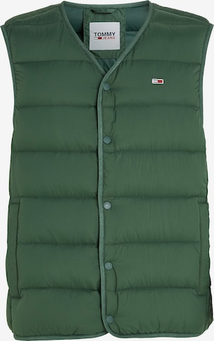 Tommy Jeans Bodywarmer in Groen: voorkant