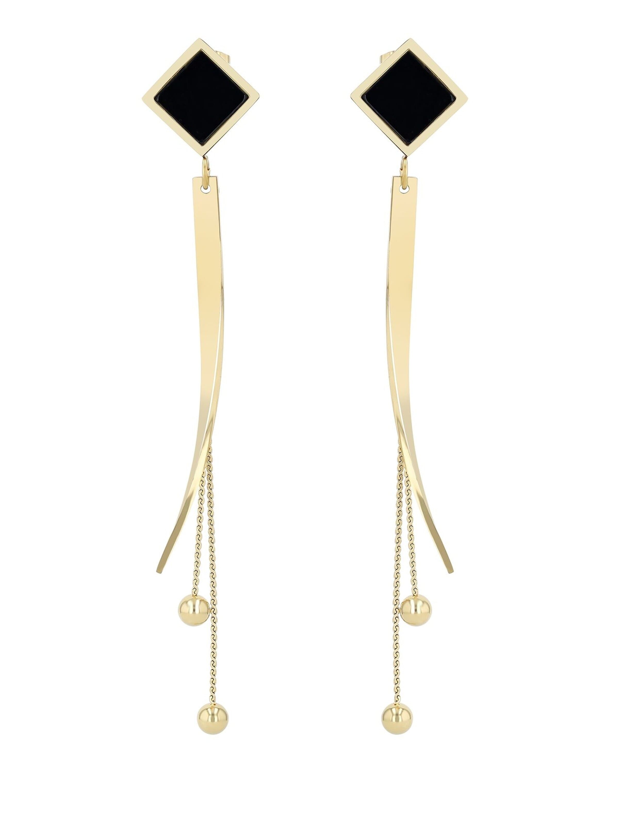 Akzent Earrings 'Beau, langlebig' in Gold: front