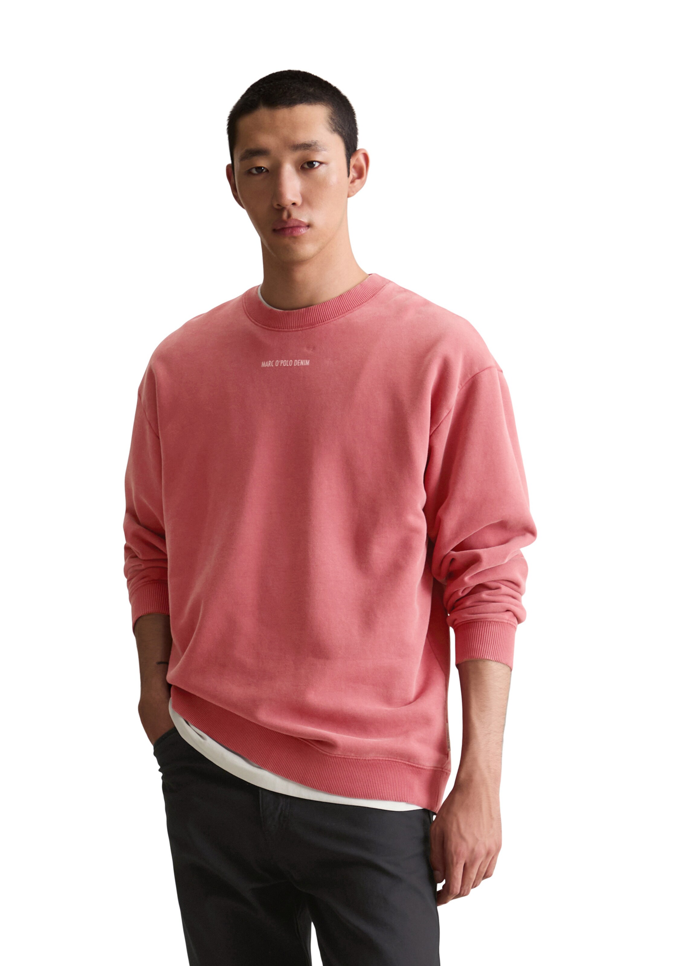 Marc O'Polo DENIM Sweatshirt in Rood: voorkant