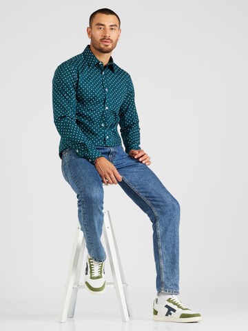s.Oliver Slim Fit Hemd in Blau