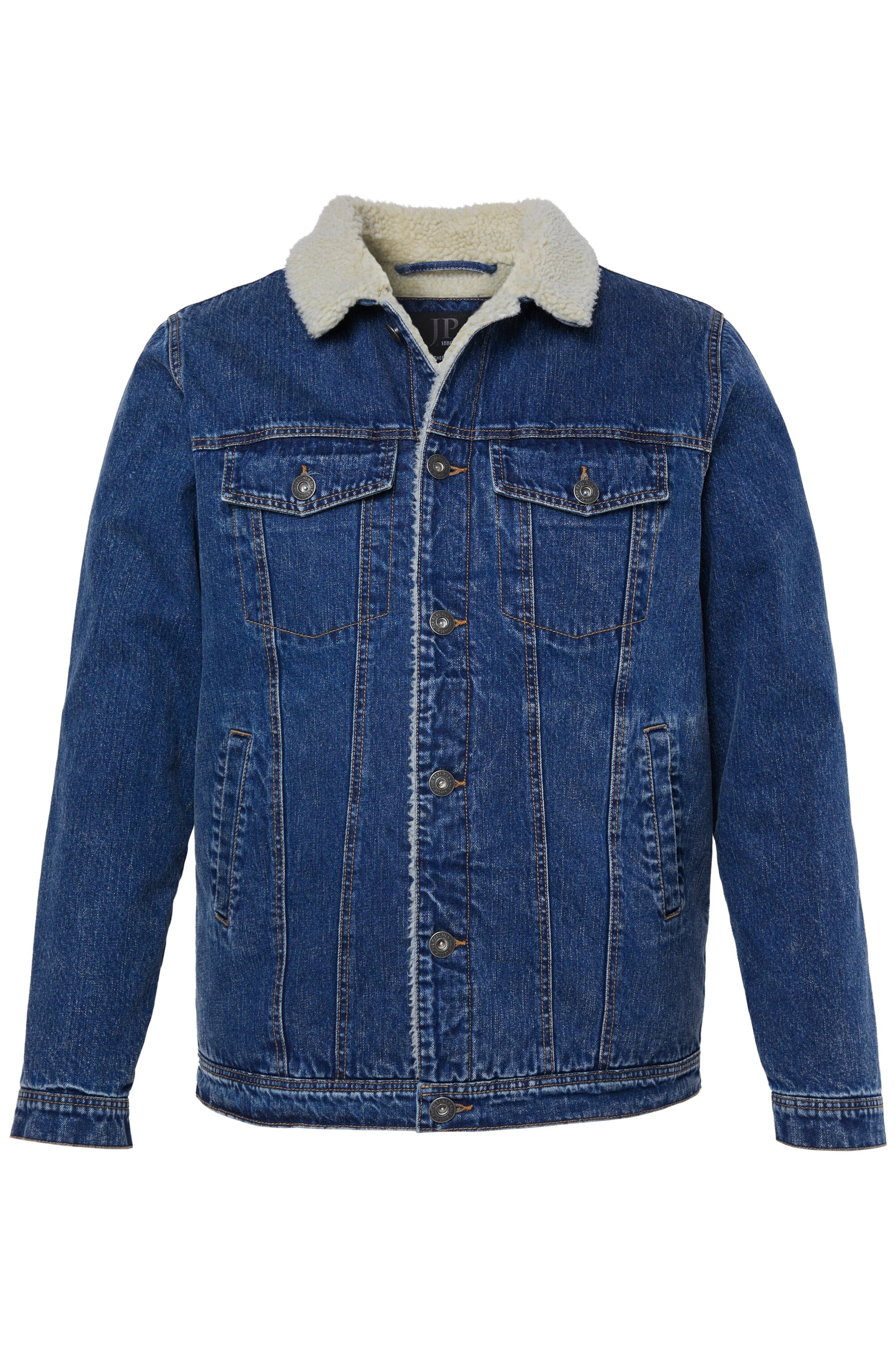 JP1880 Tussenjas in Blauw: voorkant