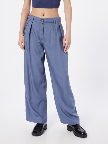 Loosefit Pantalon à pince 'Hazel' WEEKDAY en bleu : devant