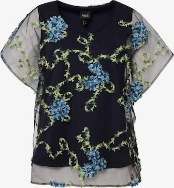 Ulla Popken Blouse in Blauw: voorkant