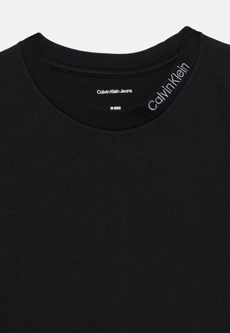 Calvin Klein Jeans Tričko – černá