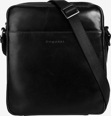 bugatti - Bolso de hombro 'ROMANO' en negro: frente