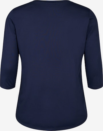 T-shirt Active by Zizzi en bleu