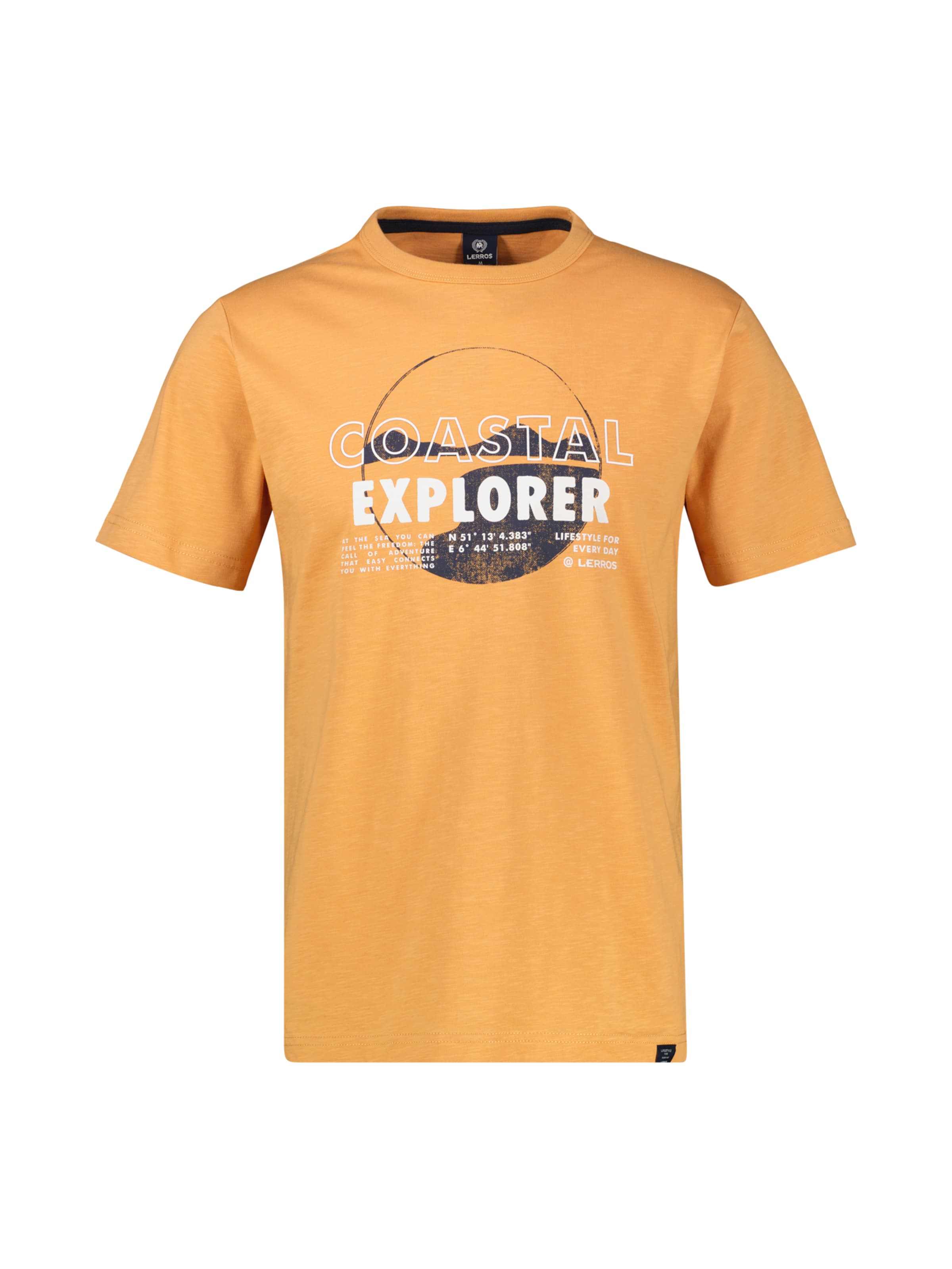 LERROS Shirt in Oranje: voorkant