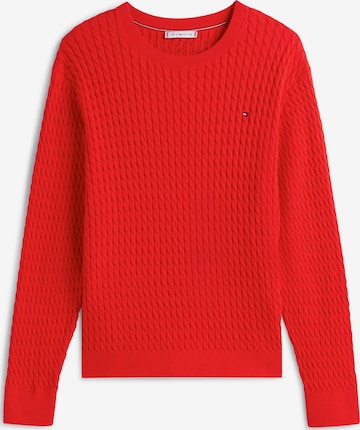 Tommy Hilfiger Curve Pulover | rdeča barva: sprednja stran