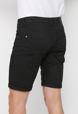 KOROSHI Slimfit Shorts in Schwarz