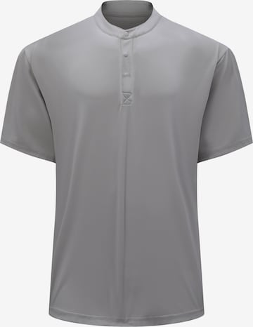 YOUTHUP Shirt 'Leibfrei' in Grau: Vorderseite
