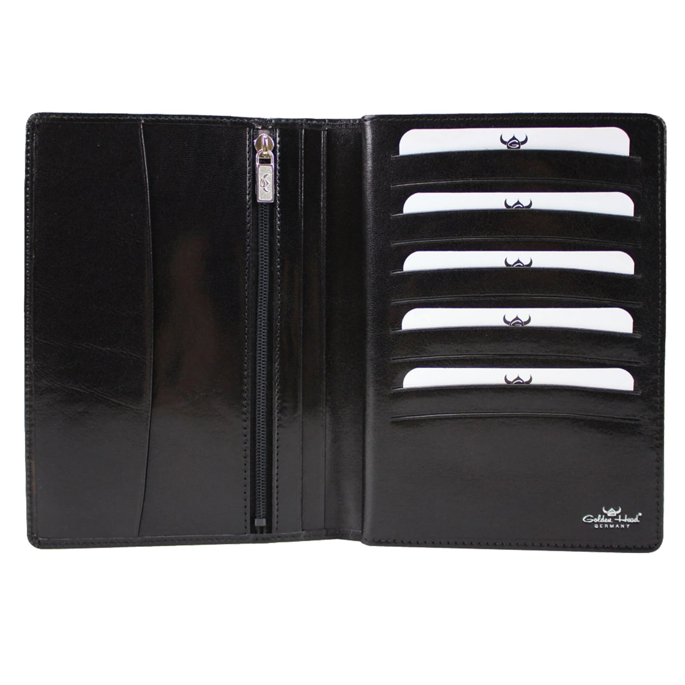 Porte-monnaies 'Colorado' GOLDEN HEAD en noir