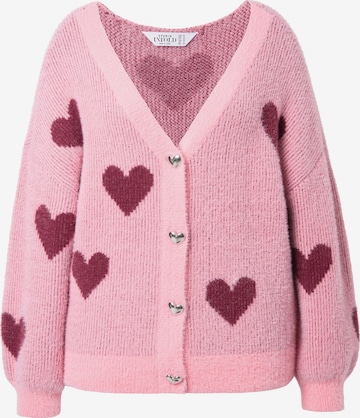 Studio Untold Strickjacke in Pink: Vorderseite