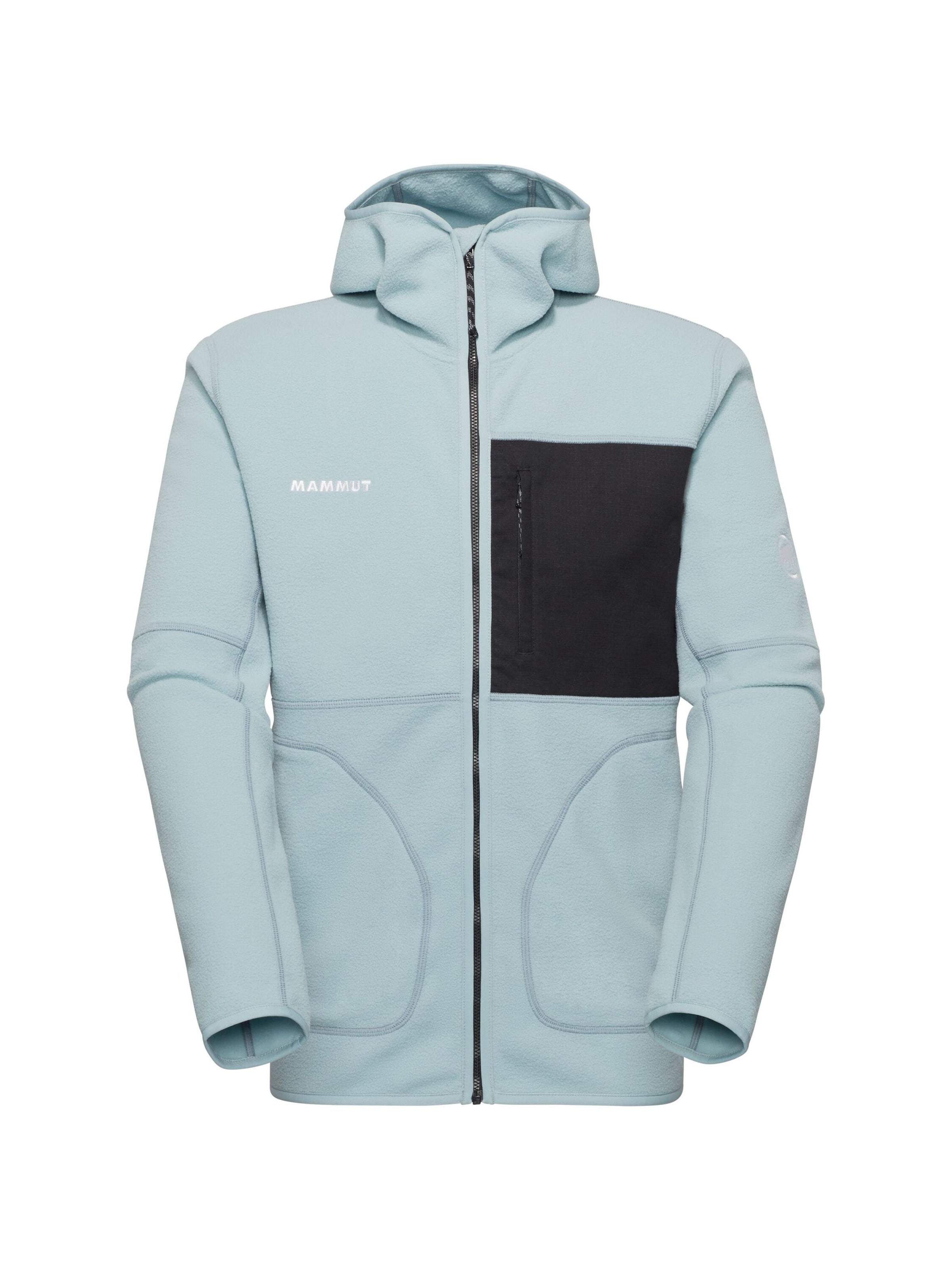 MAMMUT Athletic Fleece Jacket 'Tamaro' in Light blue / Black, Item view