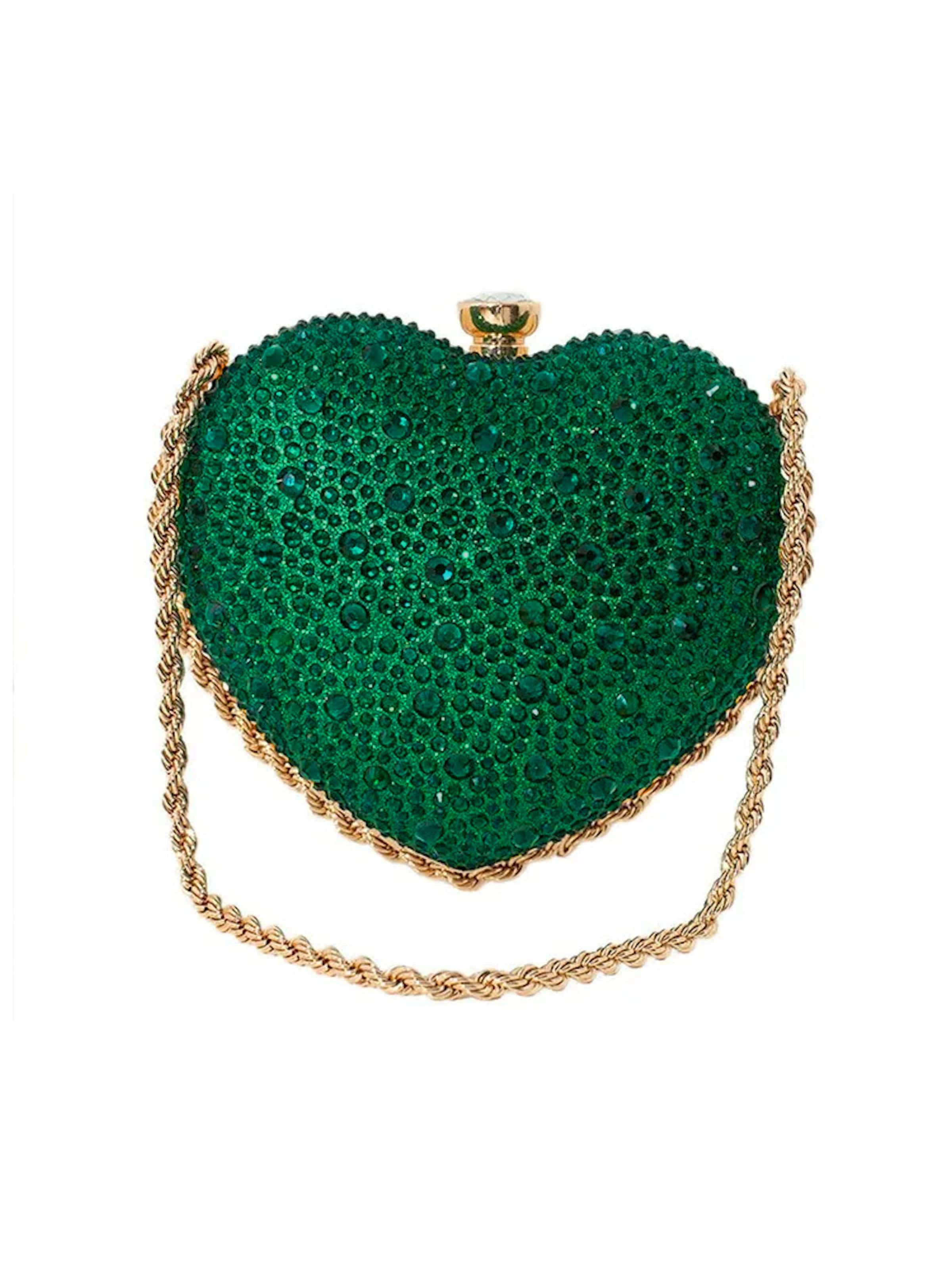 Tomshop24-7 Clutch 'Herz' in Green, Item view