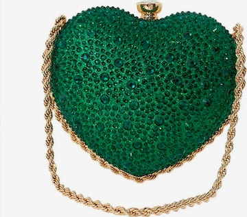 Tomshop24-7 Clutch 'Herz' in Green: front