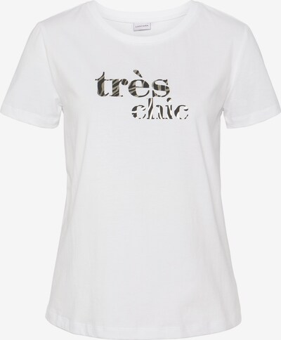 LASCANA T-shirt i svart / vit, Produktvy