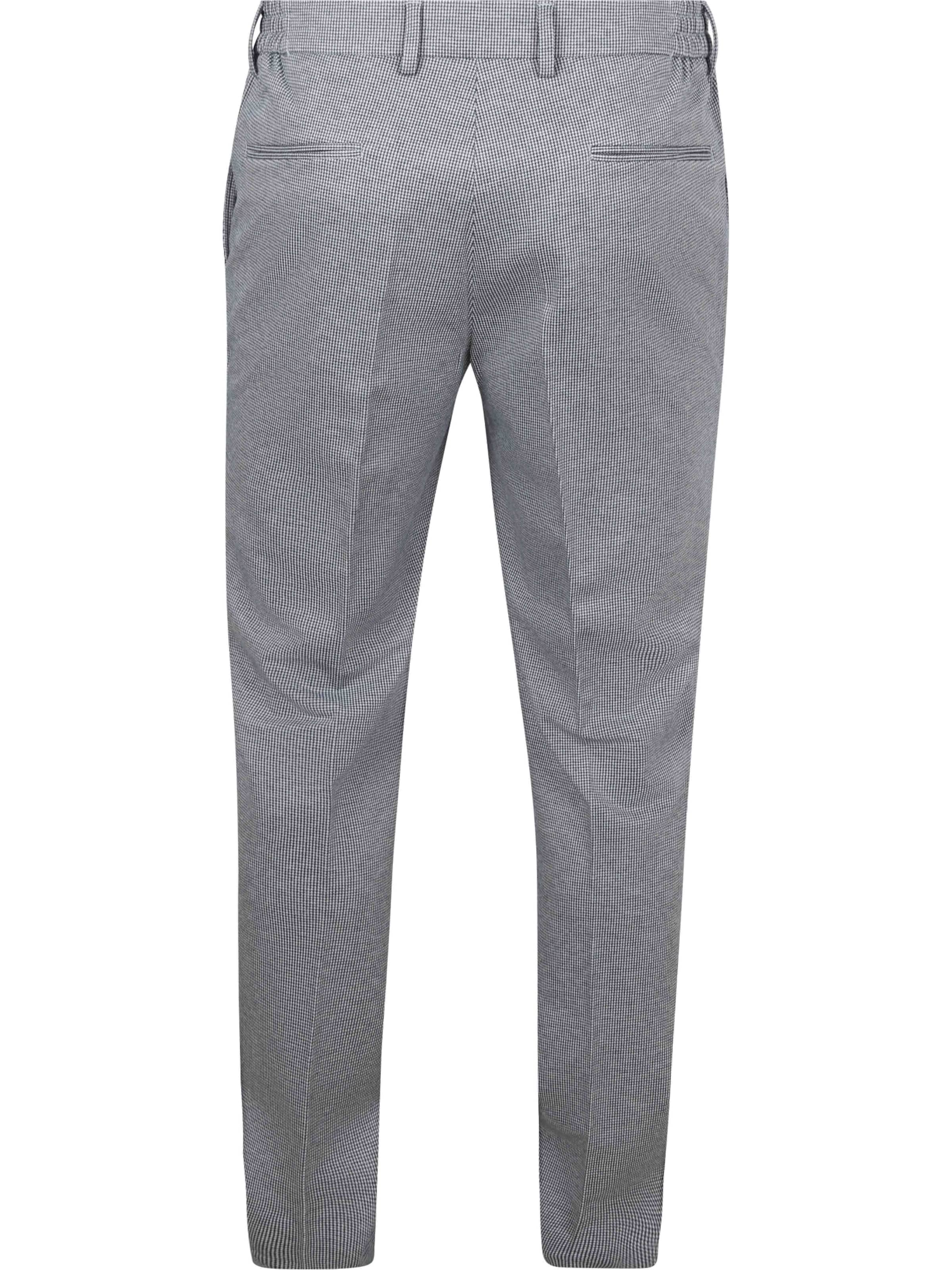 Coupe slim Pantalon à plis Suitable en bleu