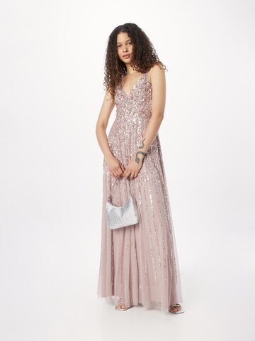 LACE & BEADS Avondjurk in Roze