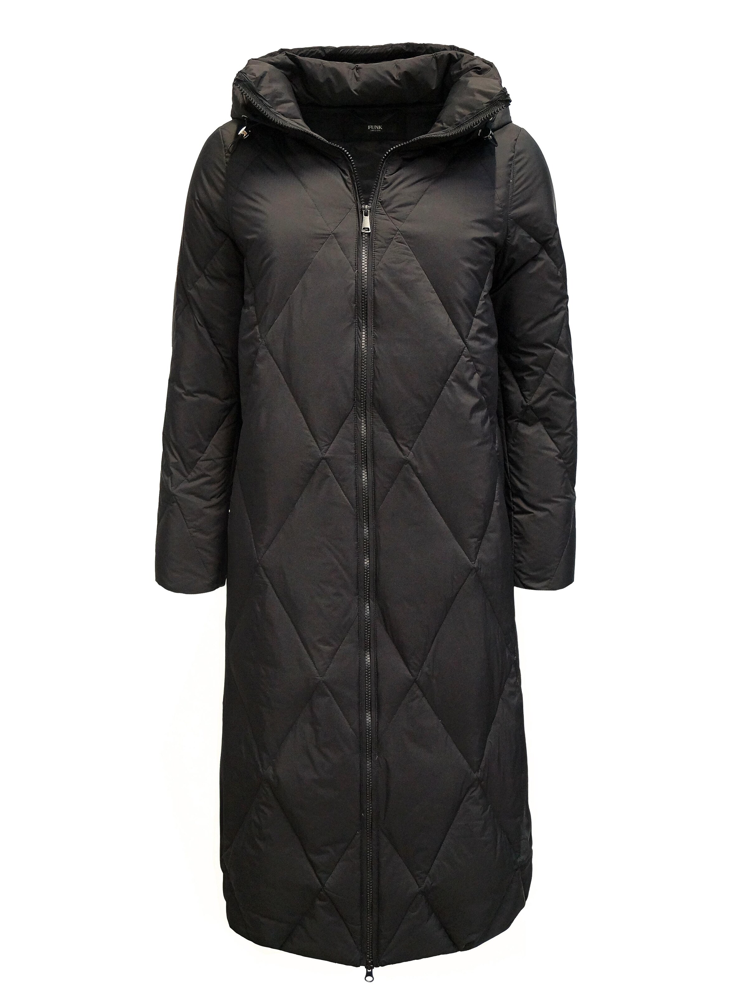 Funk since 1776 Wintermantel‌‌‌‌‌ in Schwarz: Vorderseite