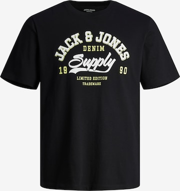 JACK & JONES Koszulka w kolorze czarny: przód