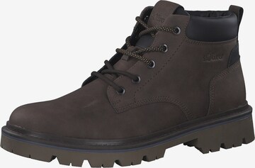 s.Oliver Veterboots in Bruin: voorkant