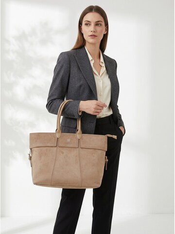 Borsa a mano 'Ecopelle' di Bruno Magli in beige
