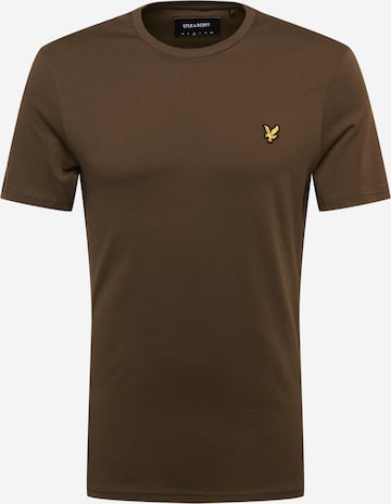 Lyle & Scott T-shirt i brun: framsida