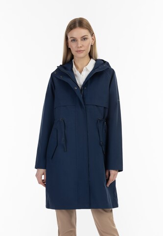 DreiMaster Klassik Raincoat in Blue: front