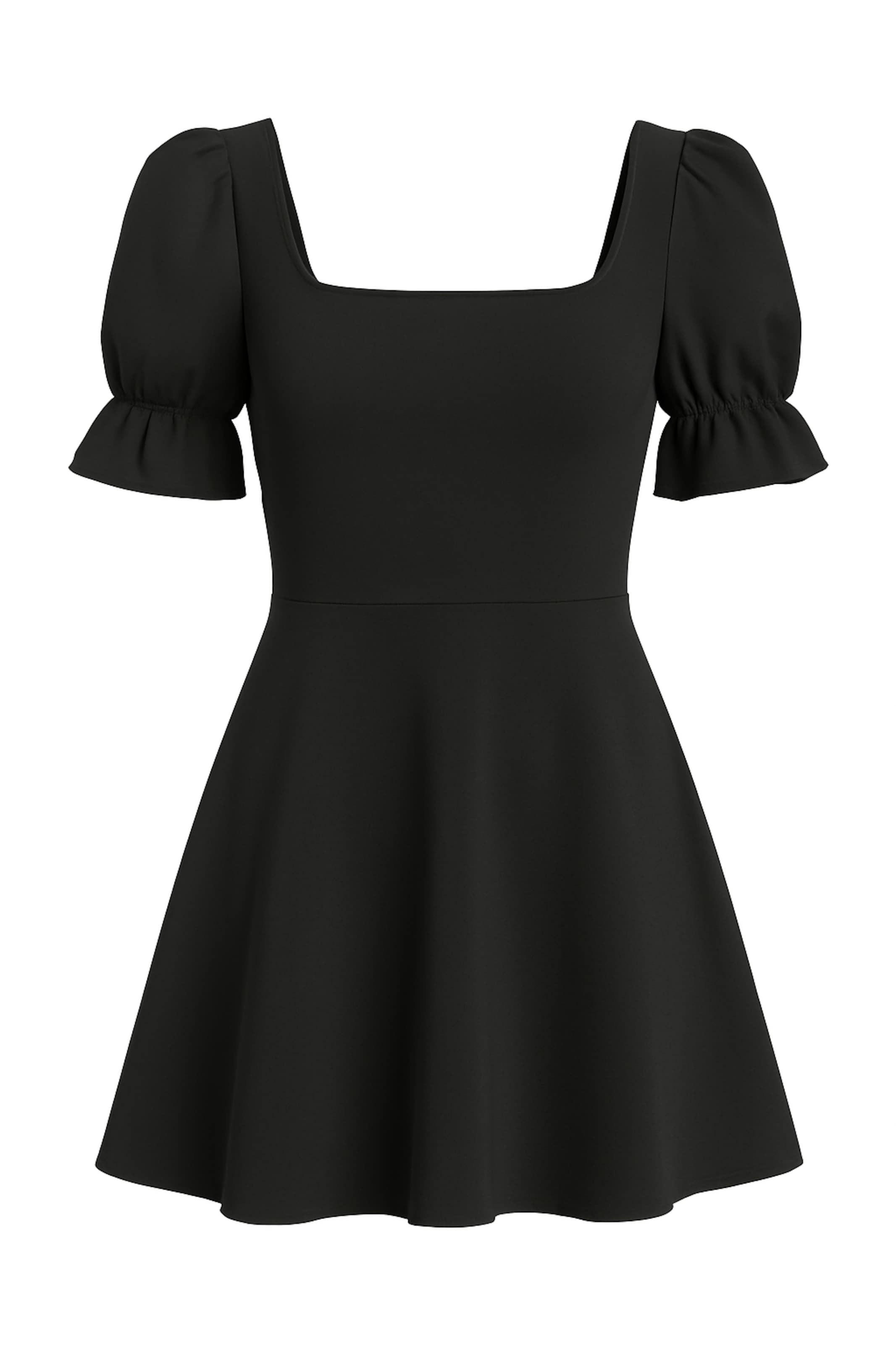 Robe de cocktail JANE's en noir : devant