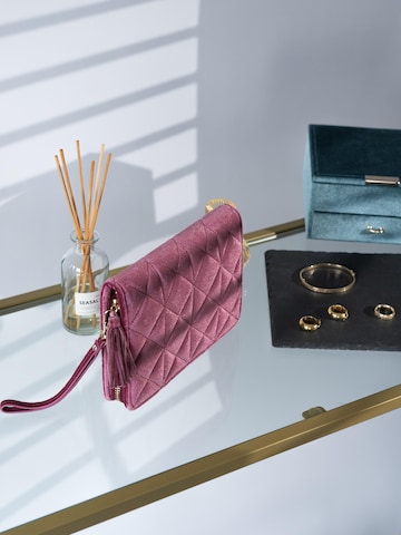 Friedrich23 Jewelry Storage 'Schmucketui CHENILLE' in Pink