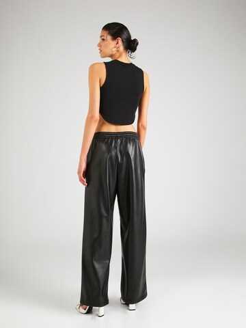 GAP Wide Leg Hose in Schwarz