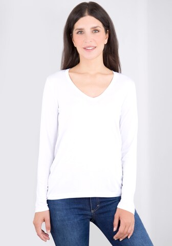 PLEASE Shirt in White: front