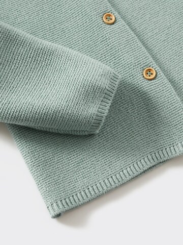 MANGO KIDS Knit Cardigan 'BOBA' in Green