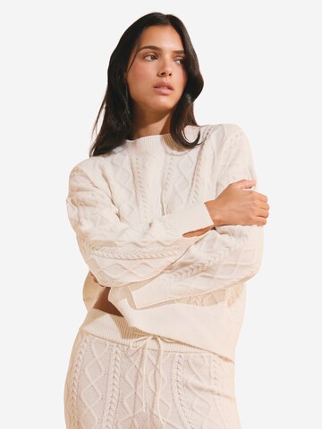 Camicia da notte 'Blanca' di ETAM in beige