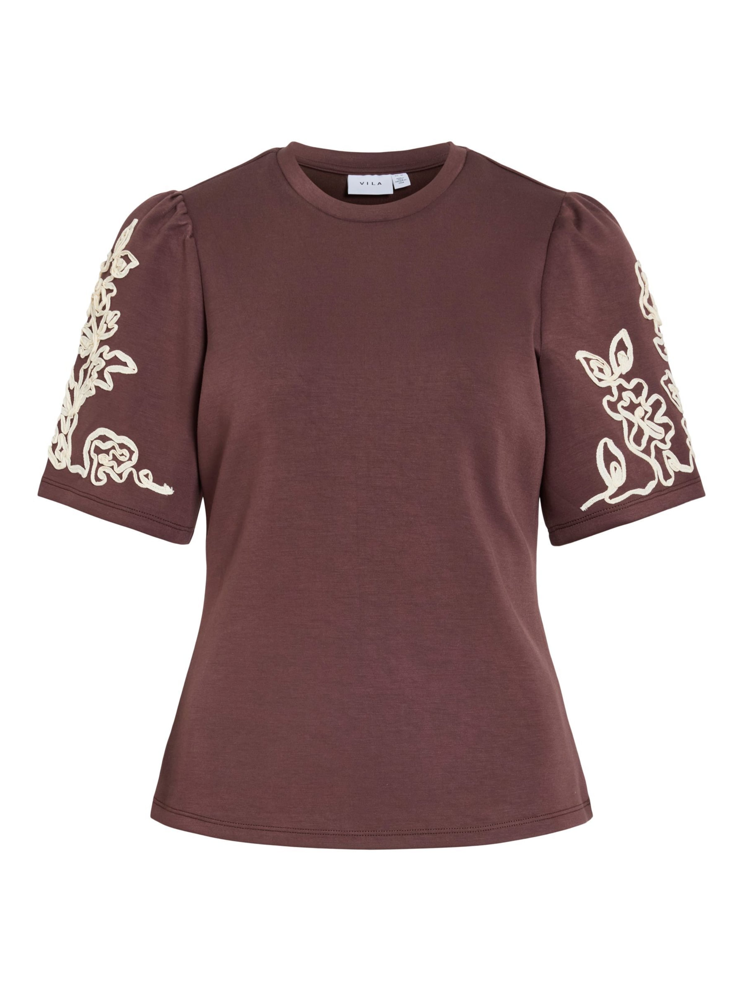 VILA Sweatshirt 'VIMia' i brun: forside