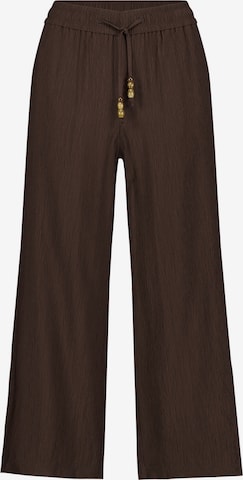 Loosefit Pantaloni di zero in marrone: frontale