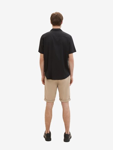 TOM TAILOR Regular Shorts in Braun