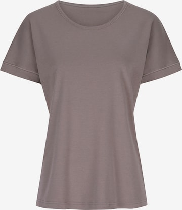 Mey Pajama Shirt in Grey: front