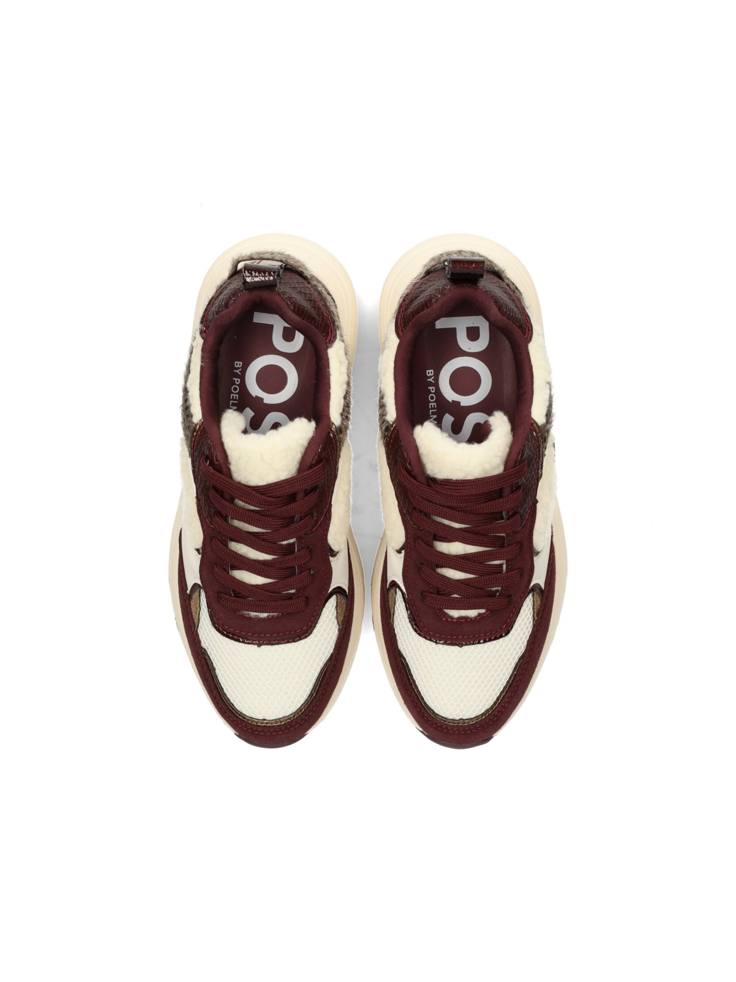 POSH by Poelman Sneakers laag 'Caro' in Bruin