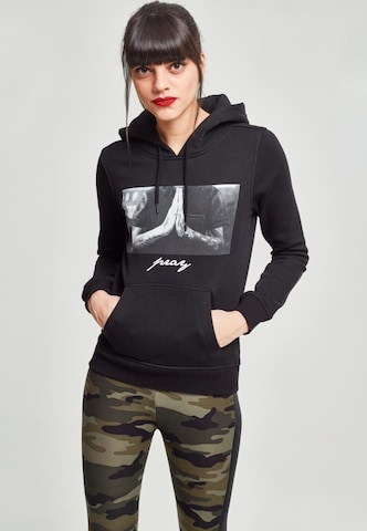 Mister Tee Sweatshirt 'Pray' in Zwart