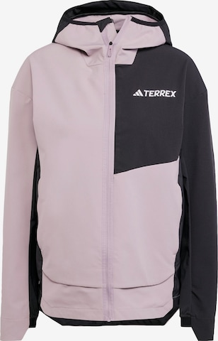 ADIDAS TERREX Outdoorjacke in Lila: Vorderseite