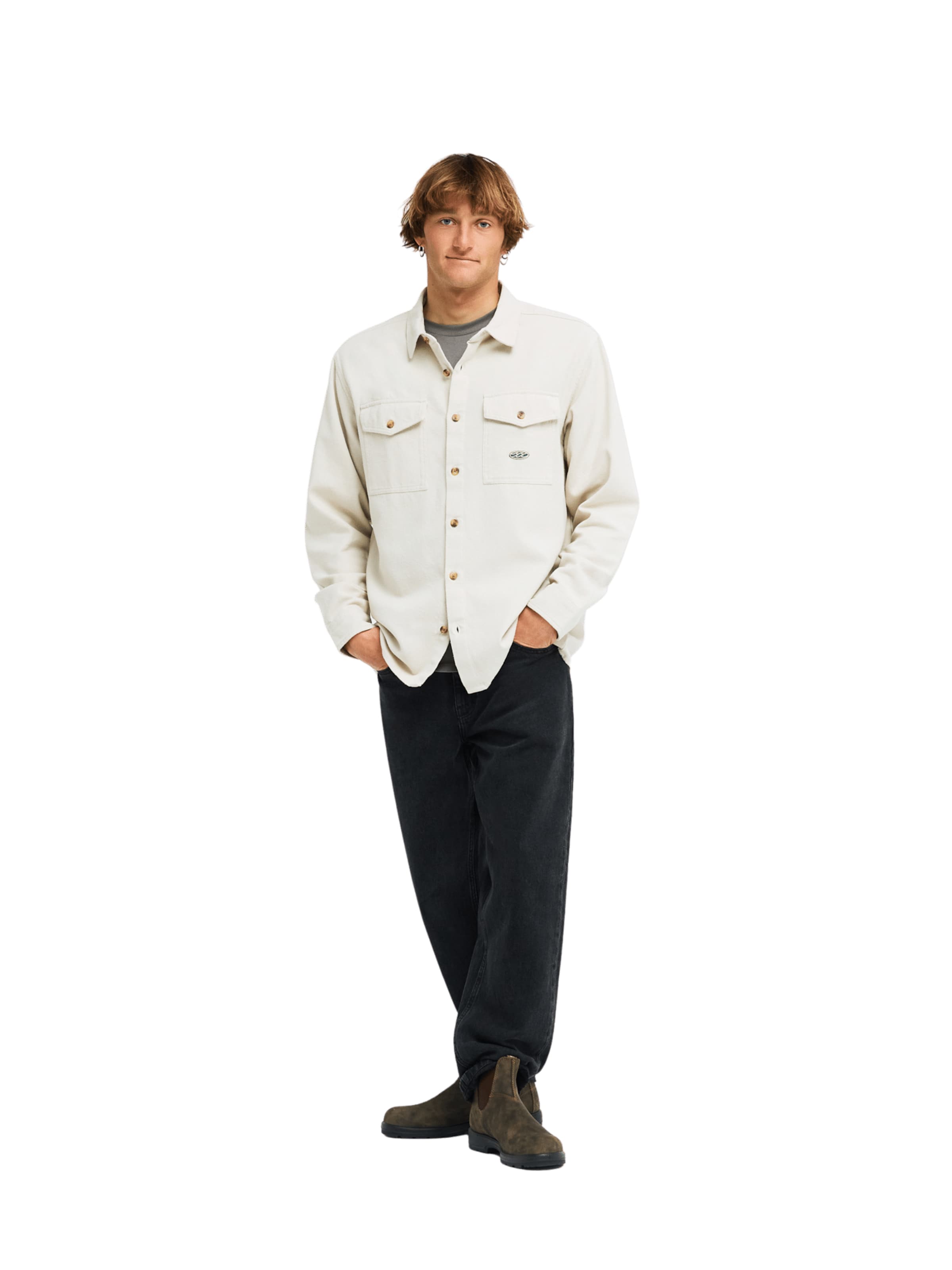 BILLABONG Regular fit Button Up Shirt in Beige