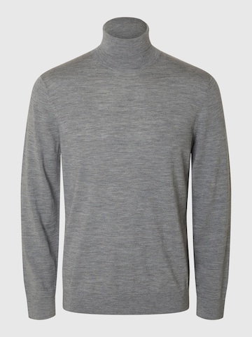 SELECTED HOMME Pullover in Grau