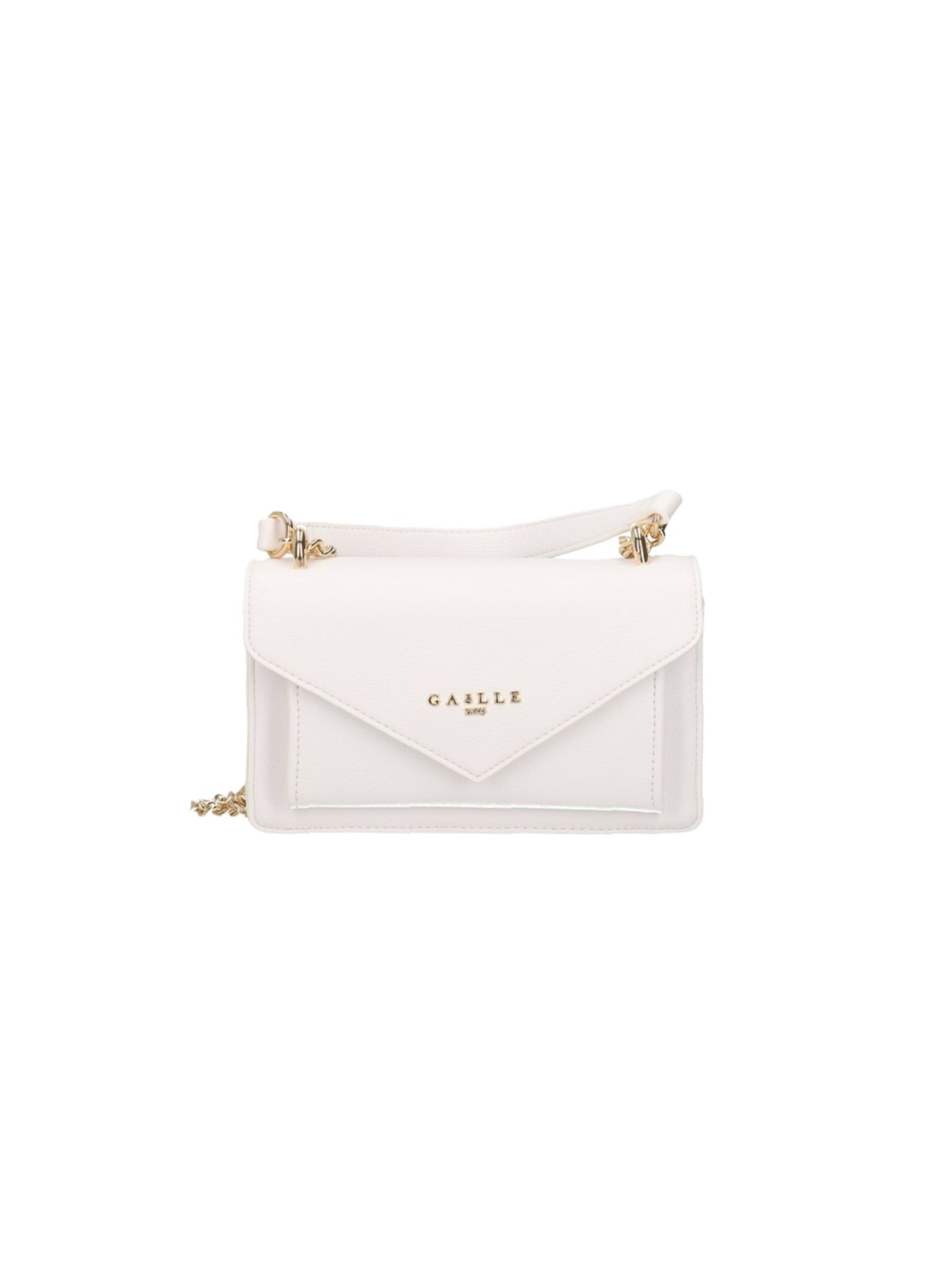 Gaelle Paris Crossbody Bag 'GAACW03066' in White: front
